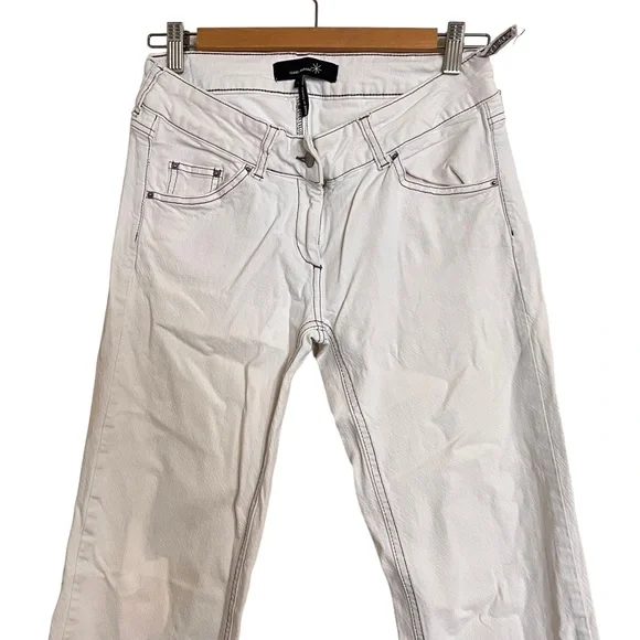 Isabel Marant White Wide‎ Leg Jeans - Picture 2 of 6